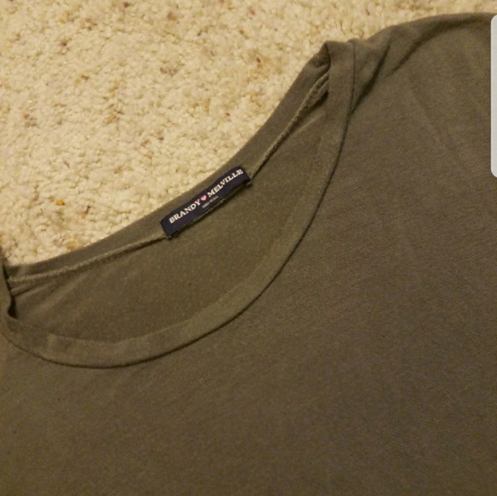 Olive tshirt dress
